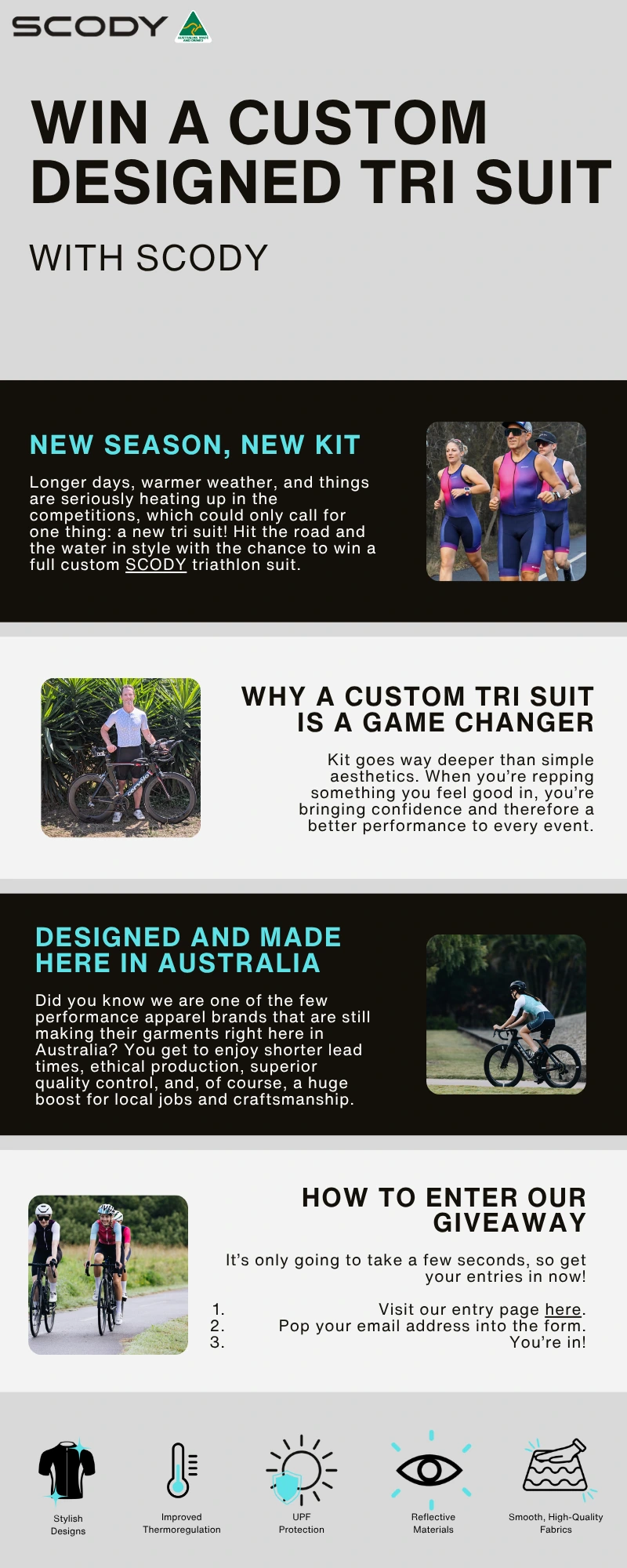custom trisuit competition header image